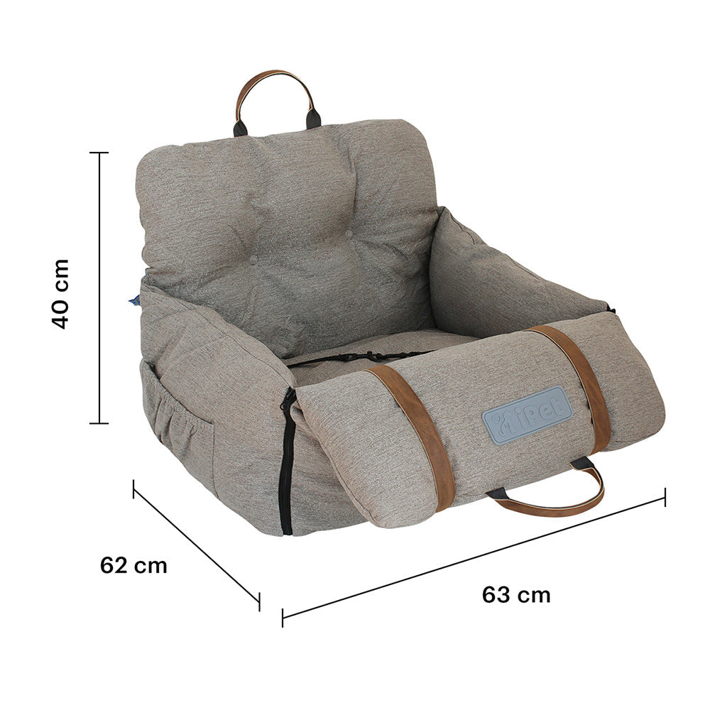 Asiento de coche para perros medianos