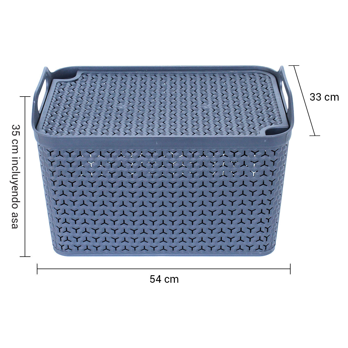 Cesta apilable Extra Grande multiusos