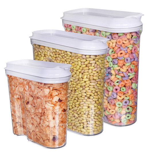 Set of 3 Airtight Food Storage Containers - Large